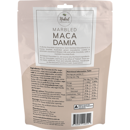 Marbled Macadamia Milk and White Chocolate