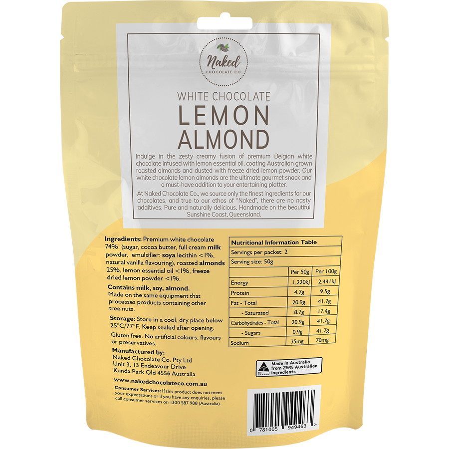 Lemon Almond White Chocolate