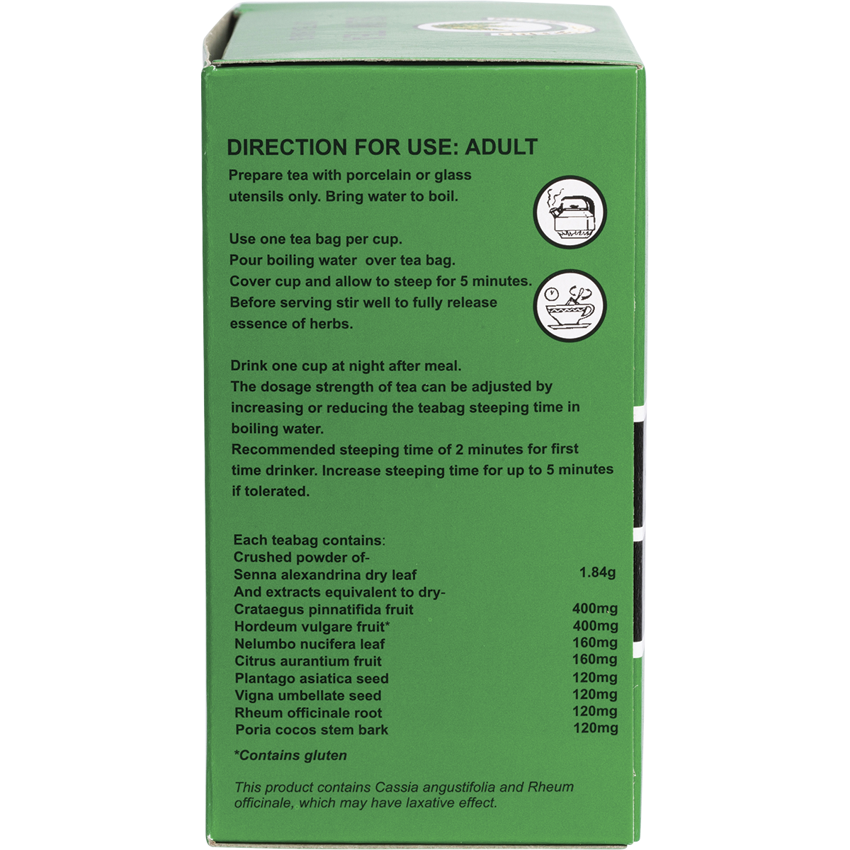 Herbal Tea Bags Slim Tea Regular