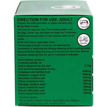 Herbal Tea Bags Slim Tea Extra Strength