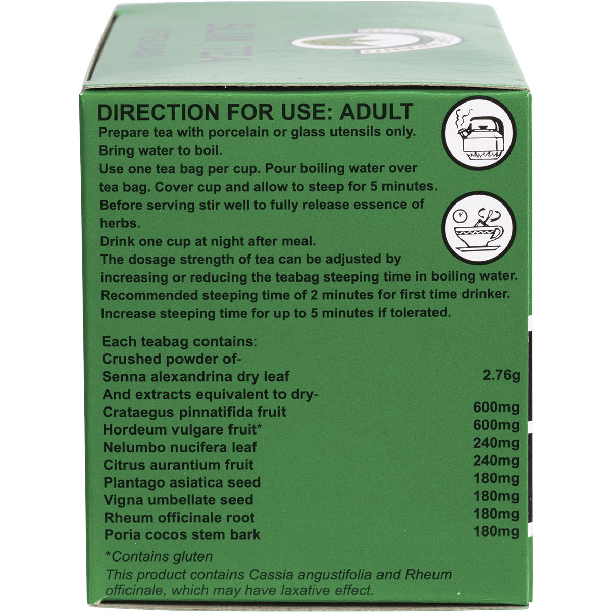 Herbal Tea Bags Slim Tea Extra Strength