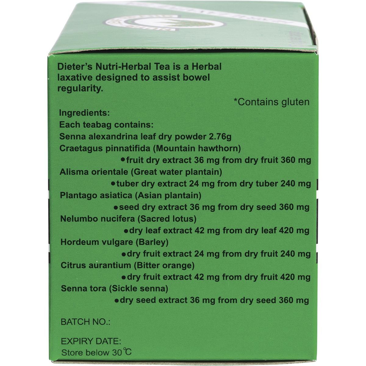 Herbal Tea Bags Dieter's Tea Extra Strength