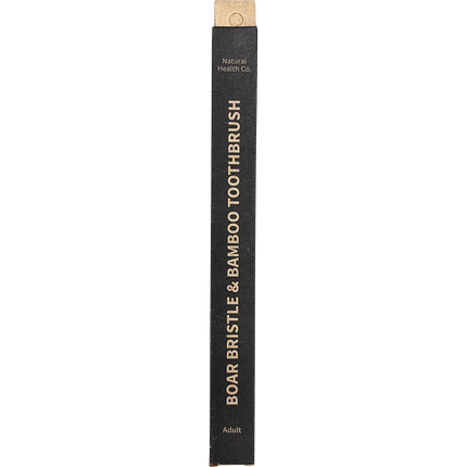 Boar Bristle & Bamboo Toothbrush Adult Med-Firm - Detail View