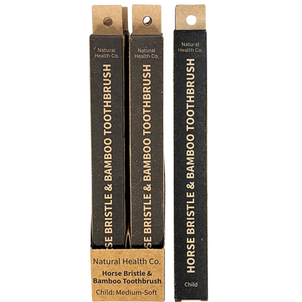 Horse Bristle & Bamboo Toothbrush Child Med-Soft - Product Range