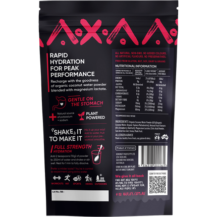 Hydrate Electrolyte Powder Kiwifruit & Strawberry