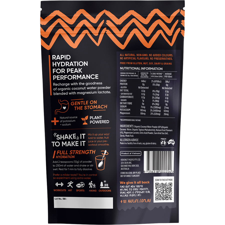 Hydrate Electrolyte Powder Tropical