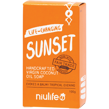 Coconut Oil Soap Sunset