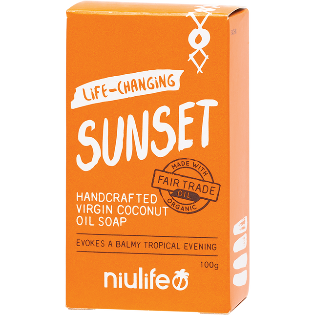 Coconut Oil Soap Sunset