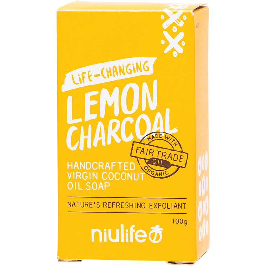 Coconut Oil Soap Lemon Charcoal
