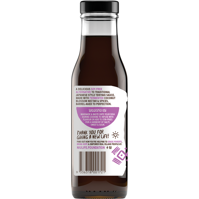 Niulife Organic Coconut Amino Sauce Extra Thick Teriyaki
