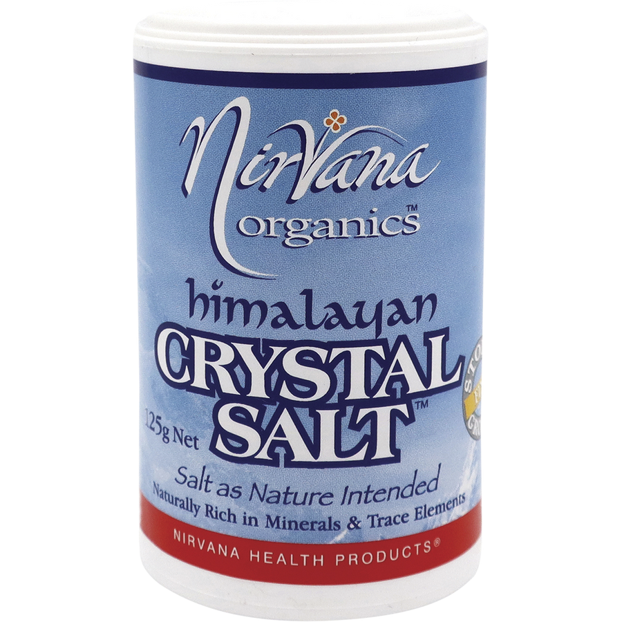 Nirvana Organics Himalayan Salt fine shaker for seasoning