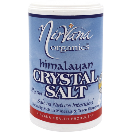 Nirvana Organics Himalayan Salt fine shaker for seasoning