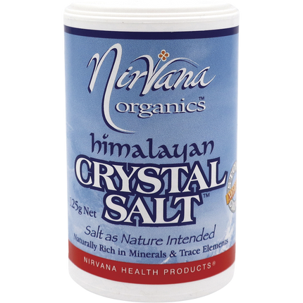 Nirvana Organics Himalayan Salt in medium shaker