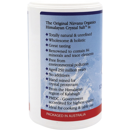 Nirvana Organics Himalayan Salt medium shaker with natural texture