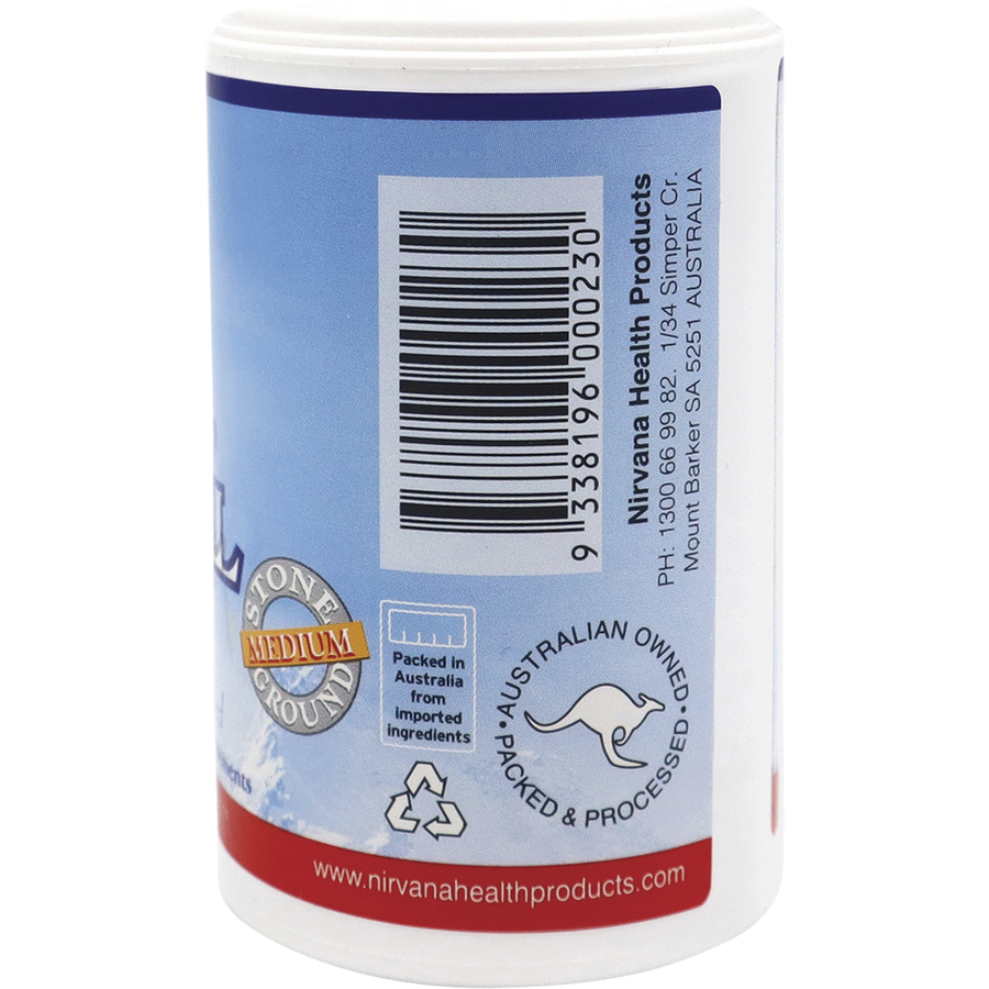 Nirvana Organics Himalayan Salt medium shaker with sleek design