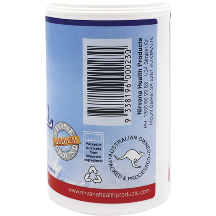 Nirvana Organics Himalayan Salt medium shaker with sleek design