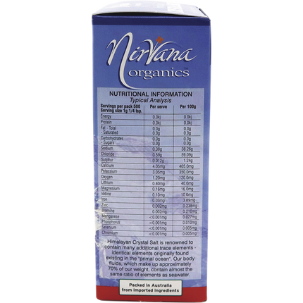 Nirvana Organics Himalayan Salt medium-sized crystals