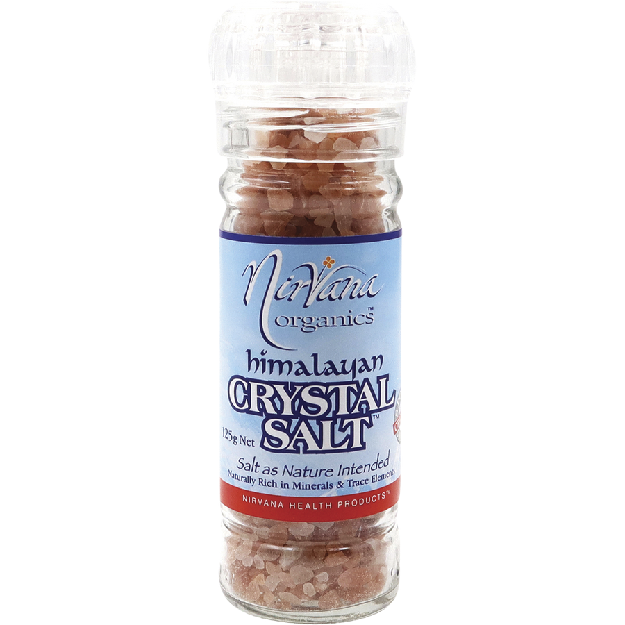 Nirvana Organics - Himalayan Salt Granules Glass Grinder
