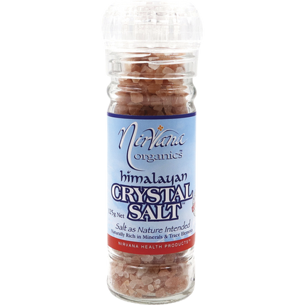 Nirvana Organics - Himalayan Salt Granules Glass Grinder