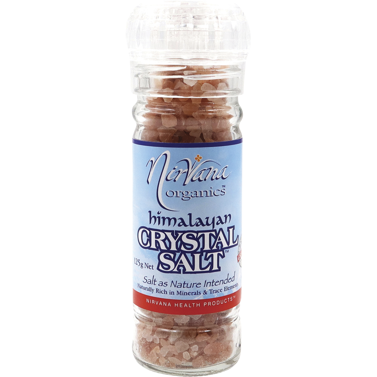 Himalayan Salt Granules Glass Grinder
