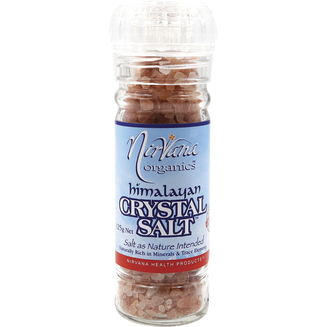 Nirvana Organics - Himalayan Salt Granules Glass Grinder