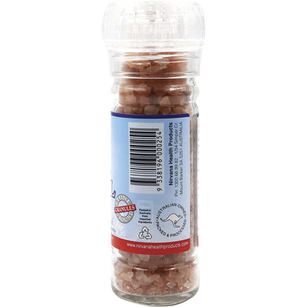 Nirvana Organics - Himalayan Salt Granules Glass Grinder