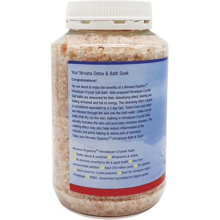 Nirvana Organics - Himalayan Crystal Salt Detox Bath Soak