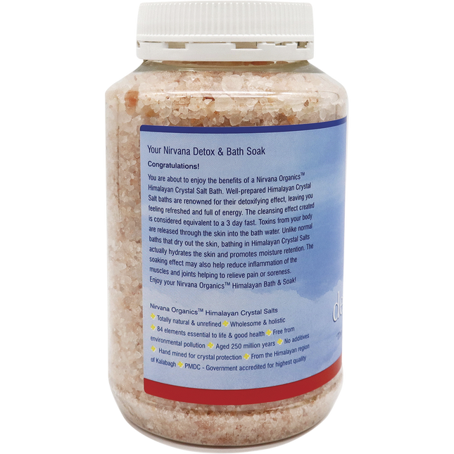Nirvana Organics - Himalayan Crystal Salt Detox Bath Soak