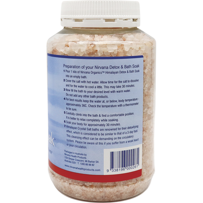 Himalayan Crystal Salt Detox Bath Soak