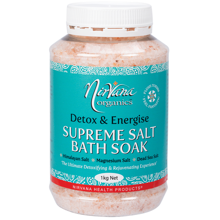 Nirvana Organics - Supreme Salt Detox & Energise Bath Soak