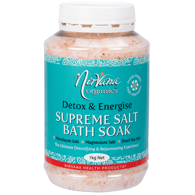 Nirvana Organics - Supreme Salt Detox & Energise Bath Soak