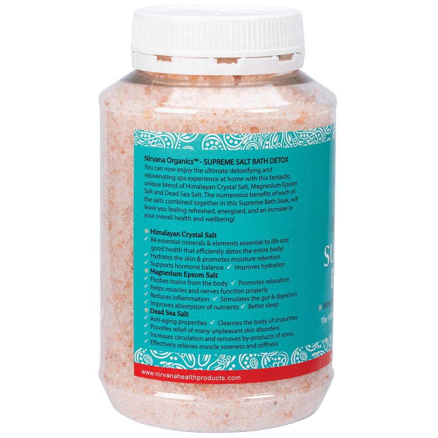 Nirvana Organics - Supreme Salt Detox & Energise Bath Soak