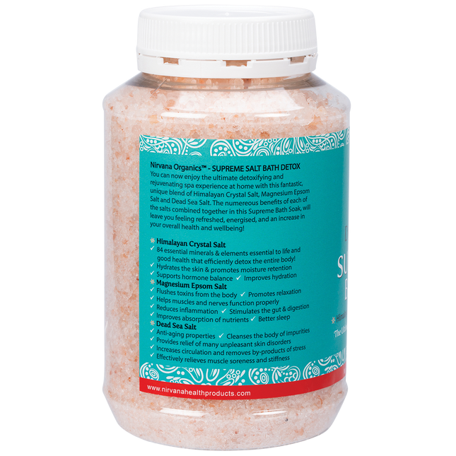 Nirvana Organics - Supreme Salt Detox & Energise Bath Soak