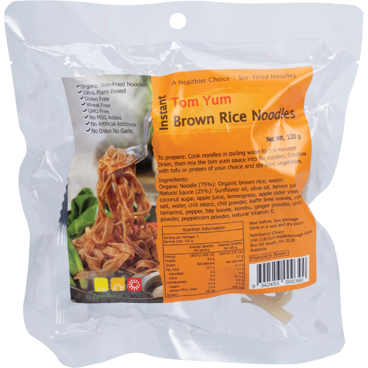 Instant Tom Yum Brown Rice Noodle Kit