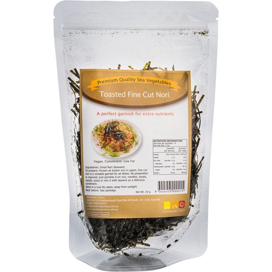 Sea Vegetables Toasted Fine Cut Nori