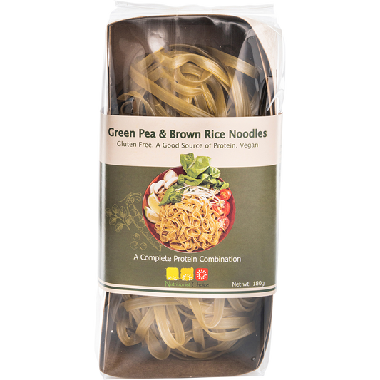 Rice Noodles Green Pea & Brown