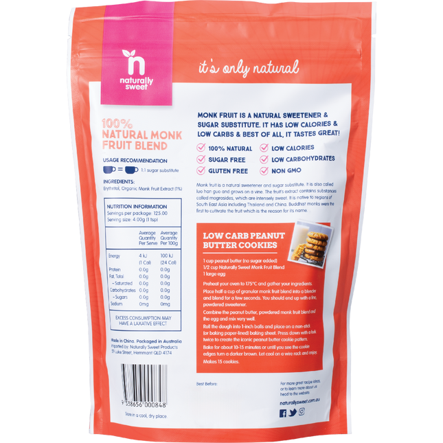 Natural Monk Fruit Blend