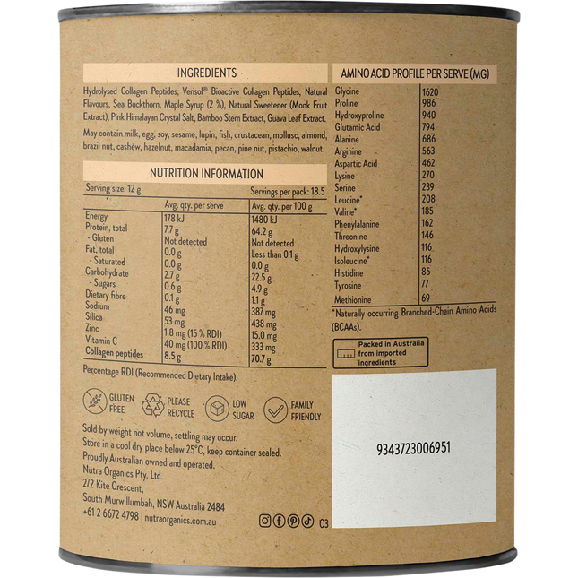 Nutra Naturals Collagen Beauty Caramel