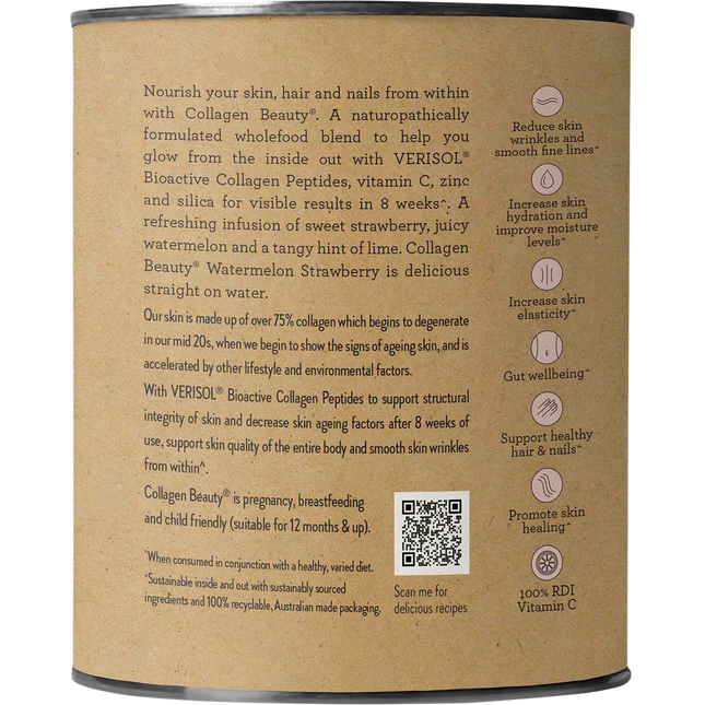 Nutra Naturals Collagen Beauty Watermelon Strawberry
