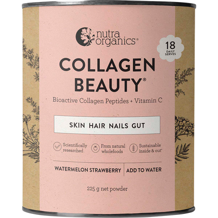Nutra Naturals Collagen Beauty Watermelon Strawberry