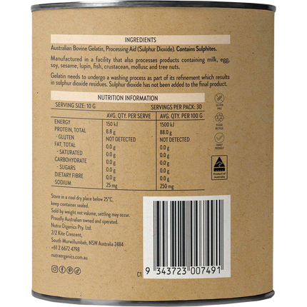Nutra Naturals Australian Gelatin