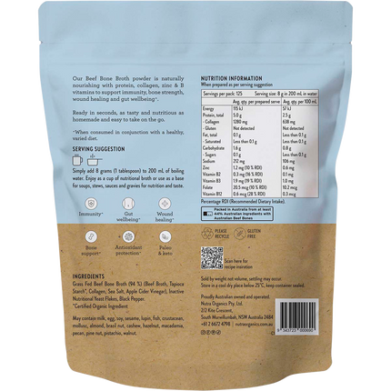 Nutra Naturals Beef Bone Broth Hearty Original