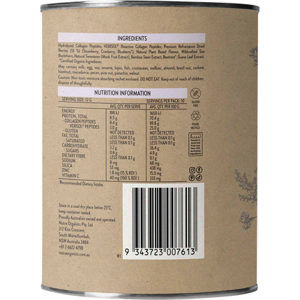 Nutra Naturals Collagen Beauty Mixed Berry