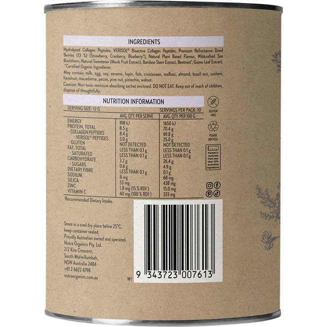 Nutra Naturals Collagen Beauty Mixed Berry