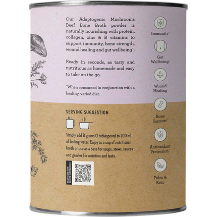 Nutra Naturals Beef Bone Broth Adaptogenic Mushrooms