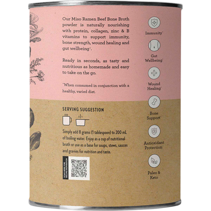 Nutra Naturals Beef Bone Broth Miso Ramen