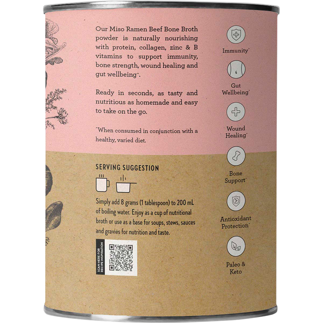 Nutra Naturals Beef Bone Broth Miso Ramen