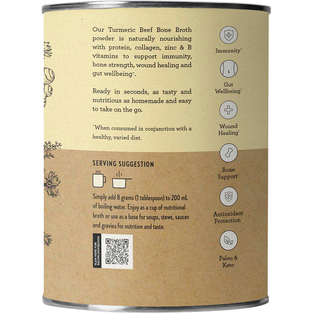 Nutra Naturals Beef Bone Broth Turmeric