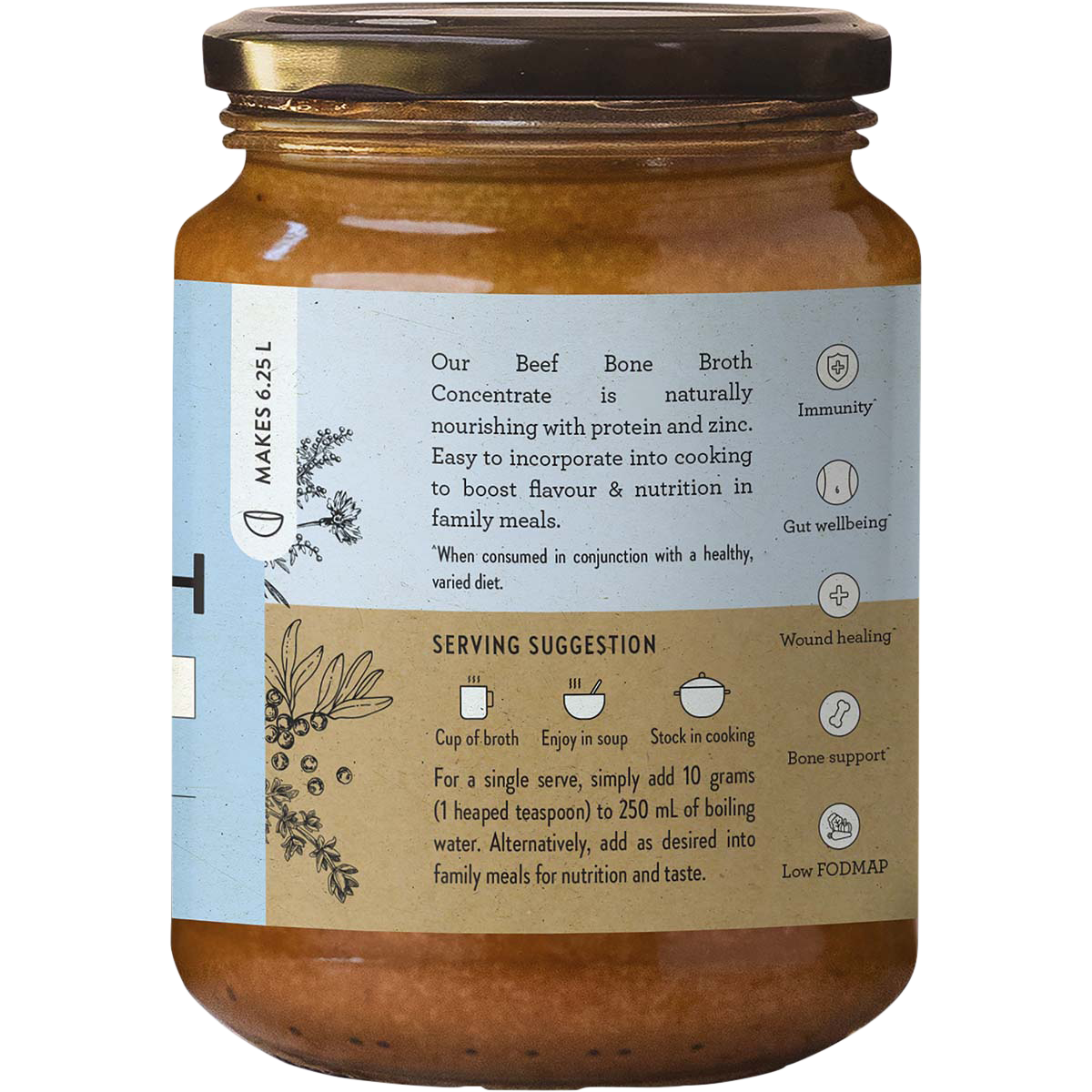 Beef Bone Broth Concentrate Natural Beef