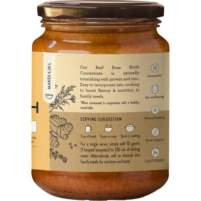 Nutra Naturals Beef Bone Broth Concentrate Turmeric Ginger